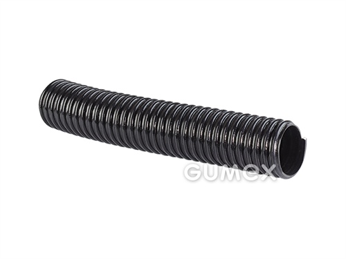 Chránička na káblové rozvody plastová Otawa S130, 13/17,2mm, -0,4bar, PVC s PVC špirálou, -10°C/+60°C, čierna
